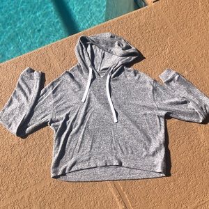 Hollister Cropped Hoodie Sz S